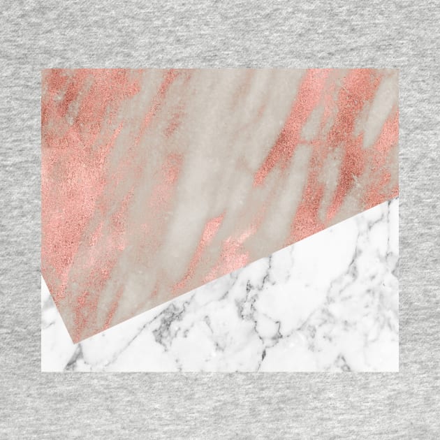 Rose gold marble - carrara by marbleco